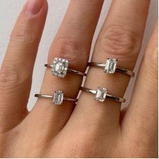 Emerald Cut Diamond Ring