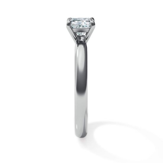 Classic Princess Cut Diamond Engagement Ring,  Enlarge image 3
