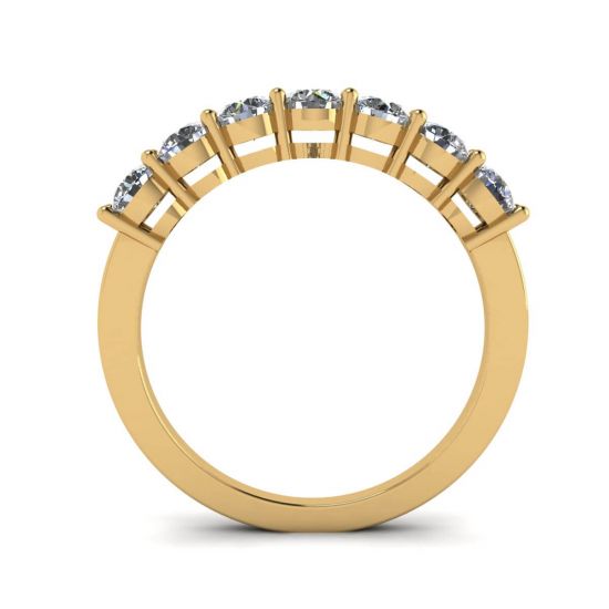Eternal Seven Stone Diamond Ring in 18K Yellow Gold,  Enlarge image 2