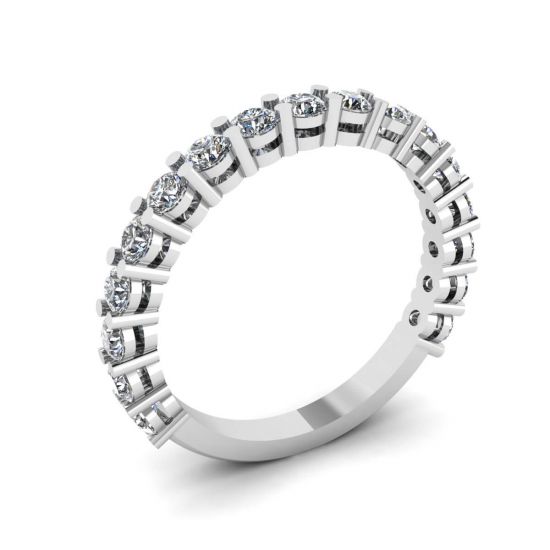 17 Diamond Ring in 18K White Gold ,  Enlarge image 4