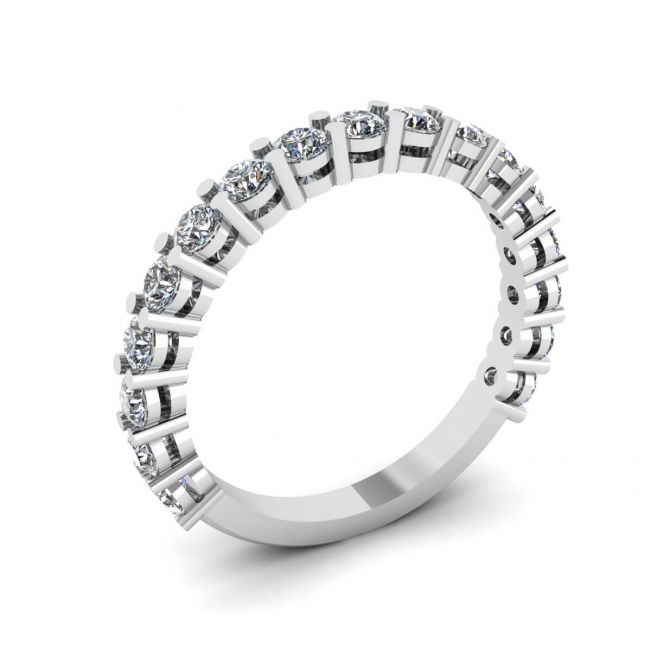 17 Diamond Ring in 18K White Gold  - Photo 3
