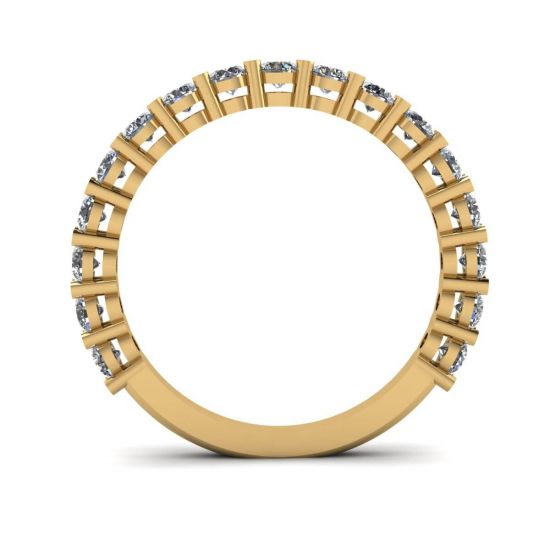 17 Diamond Ring in 18K Yellow Gold ,  Enlarge image 2