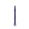 Riviera Pave Sapphire Eternity Ring White Gold, Image 3