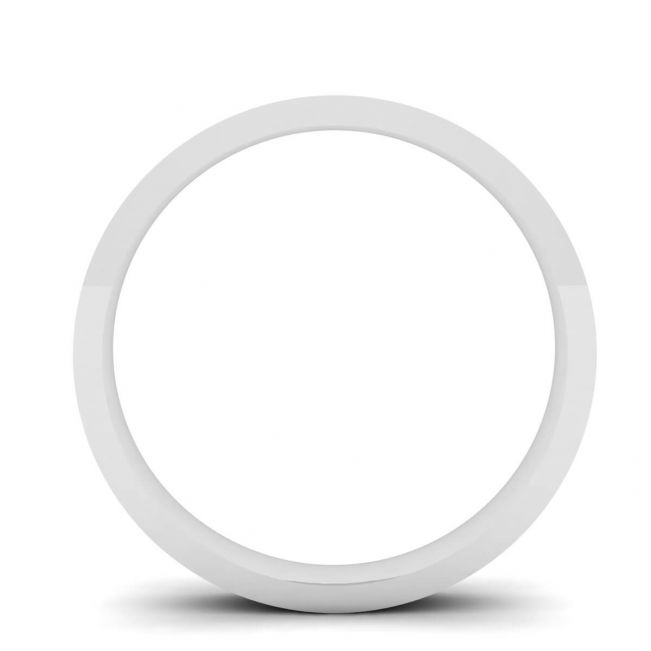 Flat 3 mm Wedding Ring in 18K Gold - Photo 1