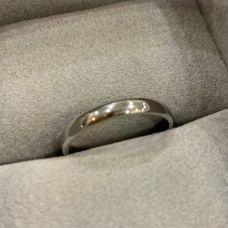 Classic 3 mm Wedding Ring in 18K White Gold