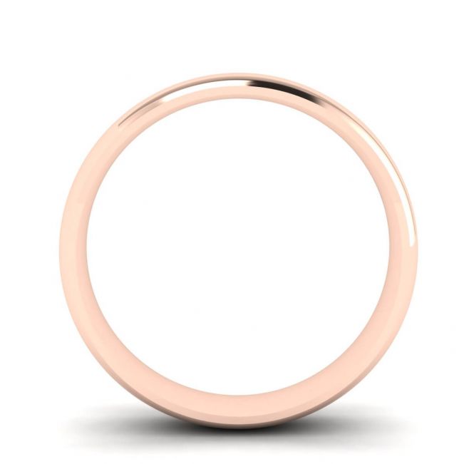 Classic 4 mm Wedding Ring in 18K Rose Gold - Photo 1