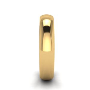 4 mm 18K Yellow Gold Ring - Photo 2