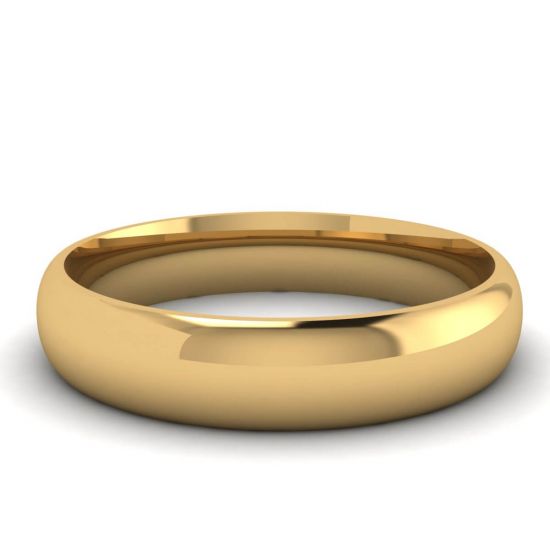 4 mm 18K Yellow Gold Ring, Enlarge image 1