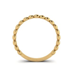 Bearded Ring in 18K Yellow Gold - Photo 1