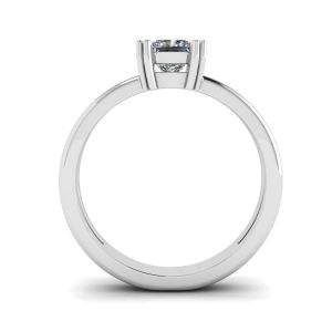 Contemporary Princess Cut Engagement Ring - Photo 1