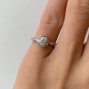 Twisted Style Diamond Ring