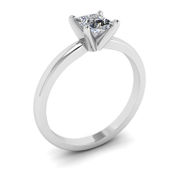 Princess Cut Diamond Ring,  Enlarge image 4