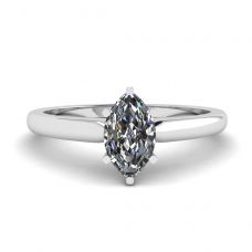 6-Prong Marquise Diamond Ring