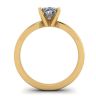 Oval Diamond Ring in 18K Yellow Gold, Image 2