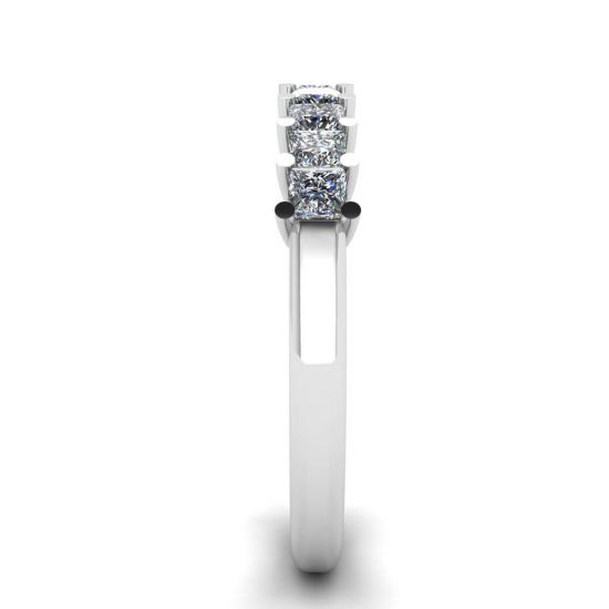 9 Square Princess Diamond Ring,  Enlarge image 3