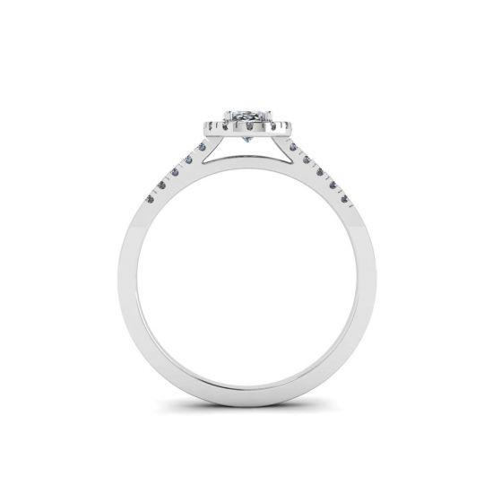 Oval Diamond Ring,  Enlarge image 2