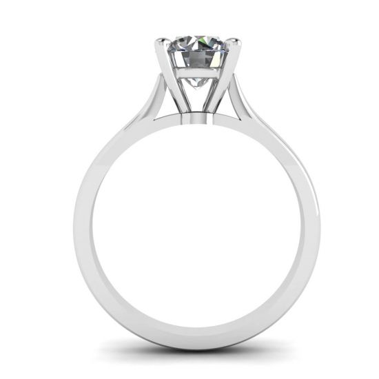 Classic Diamond Ring with One Diamond,  Enlarge image 2