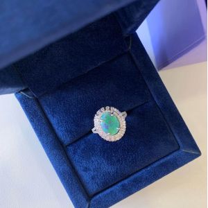 Black Opal and Diamonds Ring Rose Gold - Photo 4