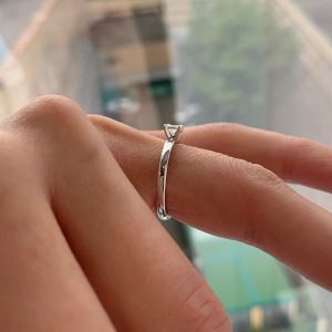 Asscher Cut Diamond Engagement Ring - Photo 2