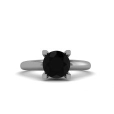 Black Diamond V Setting Ring