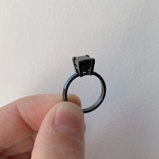 Black Diamond Black Phodium Ring