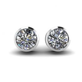 Round Diamond Studs White Gold Round Diamond Studs White Gold