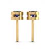 Sapphire Stud Earrings in Yellow Gold, Image 2