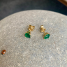 1.60 ct Square Emerald Stud Earrings, Image 2