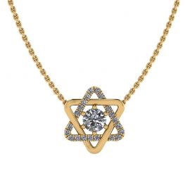 Diamond David Star Pendant 