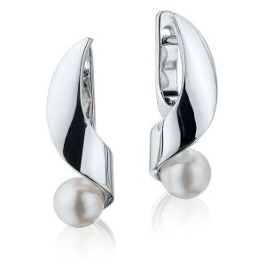 Small Earrings with Sea Pearls - Ruban Collection