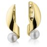 Small Earrings with Sea Pearls - Ruban Collection, Image 3