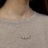 Smile Necklace with Sea Pearls - Ruban Collection, Image 2