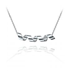 Smile Necklace in 18K White Gold - Ruban Collection