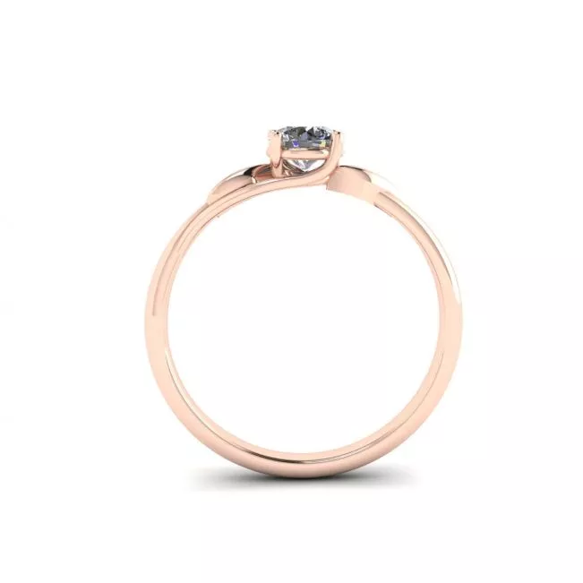 Nature Inspired Diamond Engagement Ring - Photo 1