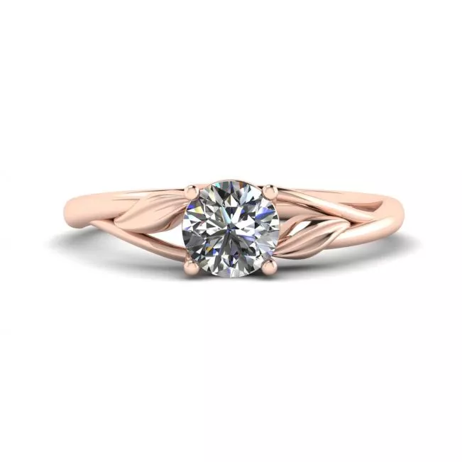 Nature Inspired Diamond Engagement Ring