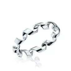 Ring in 18K White Gold - Ruban Collection